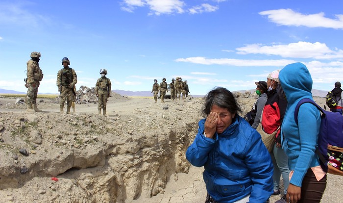 Frontera Chile-Bolivia en el municipio de Colchane (archivo, marzo de 2020). · Foto: Rodrigo Martínez Segovia