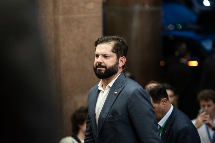 Gabriel Boric (archivo, febrero de 2025) · Foto: Diego Vila