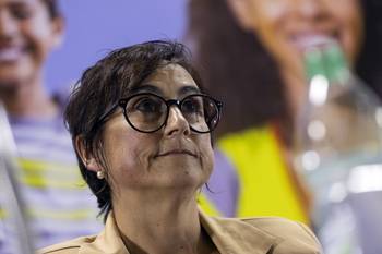 Jimena Pardo asume la presidencia del Banco de Previsión Social, el 27 de marzo. · Foto: Rodrigo Viera Amaral