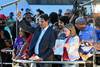 Fernando Haddad, ex alcalde de San Paulo y candidato del Partido de los Trabajadores a la vicepresidencia, el pasado miércoles en Brasilia. A su derecha, Manuela d'Ávila, líder del Partido Comunista y la presidenta del PT, Gleisi Hoffmann. · Foto: Evaristo Sa, AFP Fernando Haddad, ex alcalde de San Paulo y candidato del Partido de los Trabajadores a la vicepresidencia, el pasado miércoles en Brasilia. A su derecha, Manuela d'Ávila, líder del Partido Comunista y la presidenta del PT, Gleisi Hoffmann. · Foto: Evaristo Sa, AFP