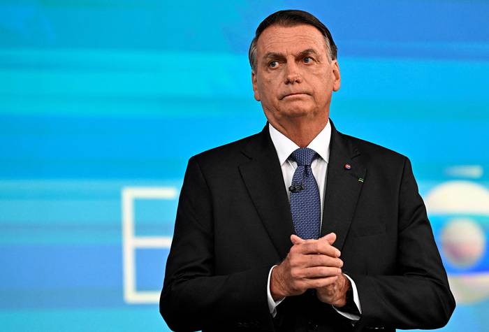 Jair Bolsonaro (archivo, octubre de 2022). · Foto: Mauro Pimentel, AFP