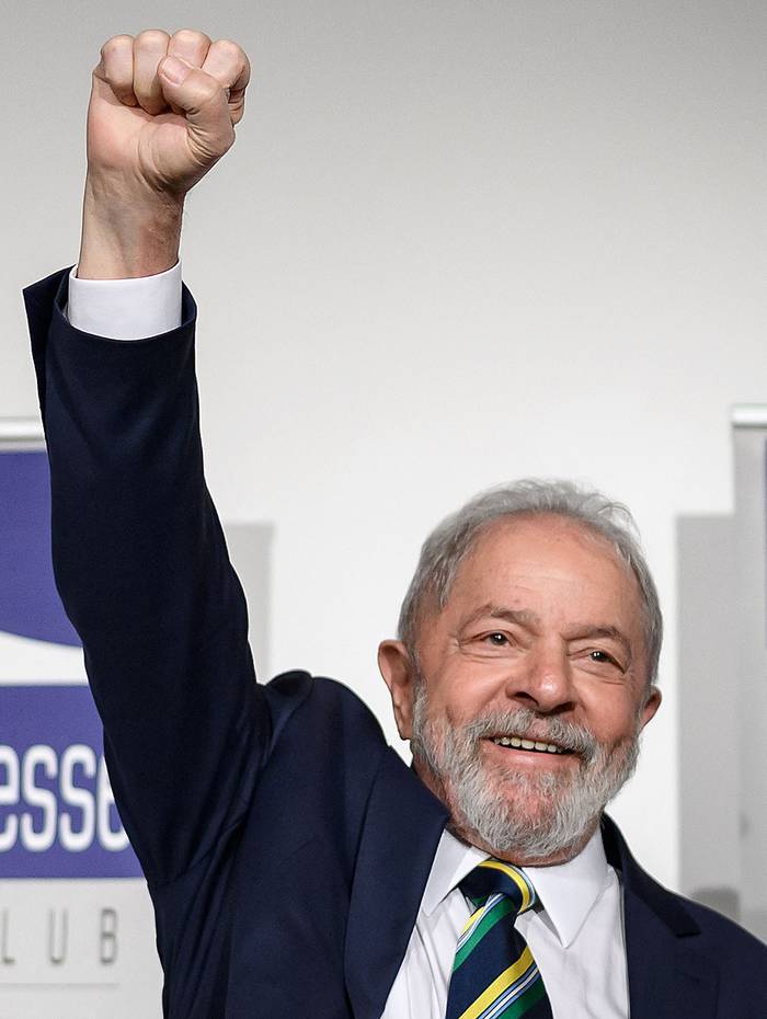 Luiz Inácio Lula da Silva, el 6 de marzo de 2020, en Ginebra. · Foto: Fabrice Coffrini, AFP