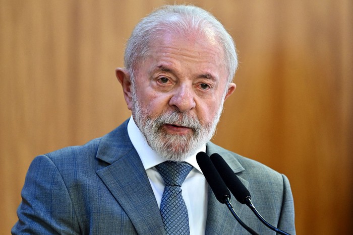 Luiz Inácio Lula da Silva, el 9 de julio, en el Palacio de Planalto, en Brasilia. · Foto: Evaristo Sa, AFP Luiz Inácio Lula da Silva, el 9 de julio, en el Palacio de Planalto, en Brasilia. · Foto: Evaristo Sa, AFP