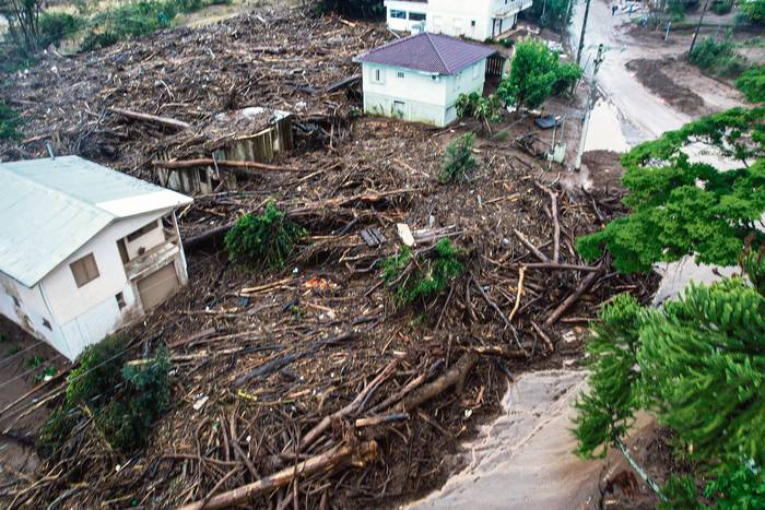 Muçum después de las inundaciones causadas por fuertes lluvias en el estado de Rio Grande do Sul, Brasil. · Foto: Gustavo Ghisleni, AFP