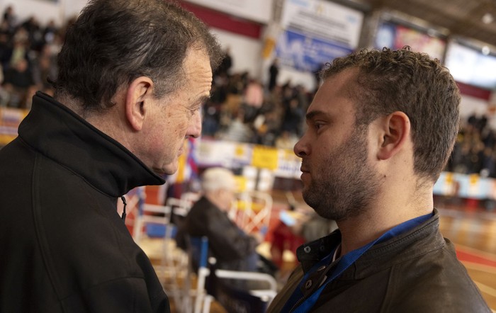 Guido Manini Ríos y Rodrigo Albernaz (archivo, julio de 2024). · Foto: Ernesto Ryan