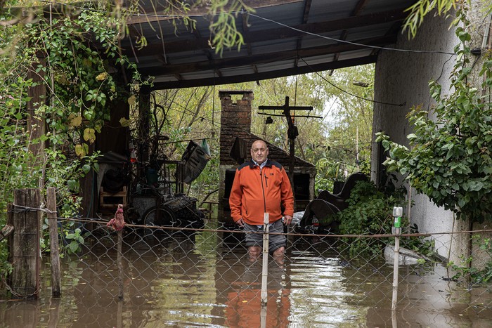 Inundación en la ciudad de Treinta y Tres.
Foto: Rodrigo Viera Amaral (archivo, mayo de 2024)