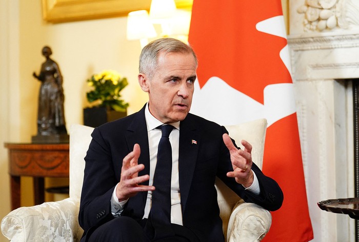 Mark Carney, primer ministro de Canadá. · Foto: Jordan Pettitt, pool, AFP