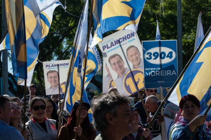 Acto del Partido Nacional en Juan Lacaze (archivo, abril de 2024). · Foto: Ignacio Dotti