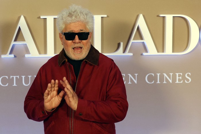 El director español Pedro Almodóvar, en Madrid, el 16 de octubre. · Foto: Pierre-Philippe Marcou, AFP