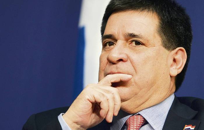 Horacio Cartes, expresidente de Paraguay (archivo, junio de 2018).
