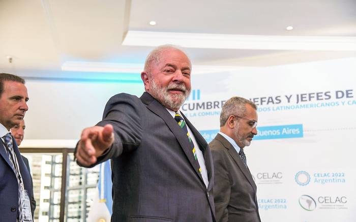 Luiz Inácio Lula da Silva, asiste a la jornada inaugural de la VII Cumbre de la Celac, este martes, en Buenos Aires. · Foto:  Enrique García Medina, Efe