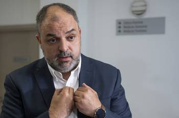 Charles Carrera en el juzgado por el caso del Hospital Policial (archivo, diciembre de 2024). · Foto: Alessandro Maradei