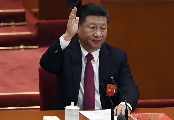 Xi Jinping, presidente chino (archivo, octubre de 2017). · Foto: Wang Zhao, AFP
