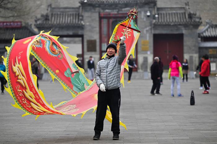 Explanada en Beijing, China (17.01.2024). · Foto: Pedro Pardo, AFP