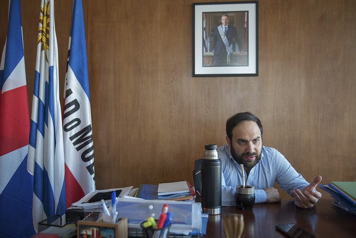 El ministro de Desarrollo Social Gonzalo Civila. · Foto: Hugo de León