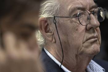 Pablo Carrasco en una audiencia de Conexión Ganadera (archivo, abril de 2025). · Foto: Ernesto Ryan