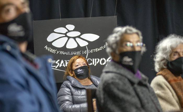 Conferencia de prensa de Madres y Familiares de Uruguayos Detenidos Desaparecidos, ayer, en la Asiciación de la Prensa Uruguaya. · Foto: Alessandro Maradei
