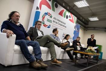 Evento por el Día Internacional de las Cooperativas, el 5 de julio, en el Instituto de Alta Especialización, en San José de Mayo. · Foto: Germán de Armas Espósito