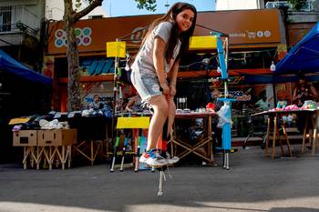 Feria Vía Blanca 8 de octubre, el 5 de enero de 2024. · Foto: Martín Varela Umpiérrez