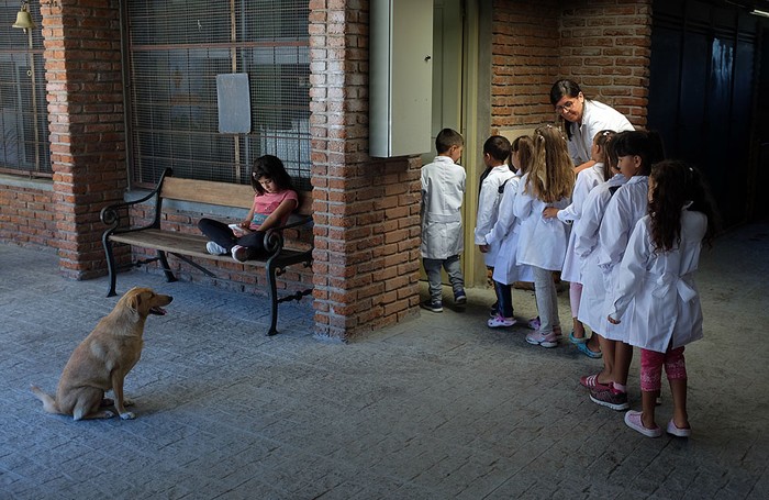 Escuela N° 355, de Paso de la Arena. Foto: Pablo Vignali (archivo, marzo de 2017)