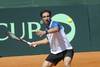 Pablo Cuevas durante partido con República Dominicana, por Copa Davis, en el Carrasco Lawn Tennis (archivo, setiembre de 2019). · Foto: Federico Gutiérrez Pablo Cuevas durante partido con República Dominicana, por Copa Davis, en el Carrasco Lawn Tennis (archivo, setiembre de 2019). · Foto: Federico Gutiérrez