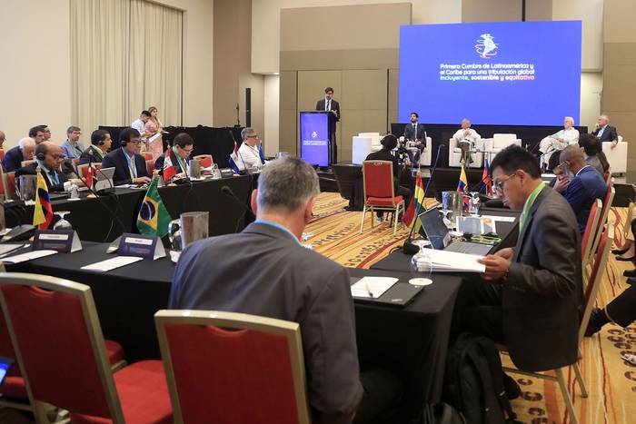 Primera cumbre ministerial para una tributación global incluyente, sostenible y equitativa, el 27 de julio en Cartagena, Colombia. · Foto: Ricardo Maldonado Rozo, EFE