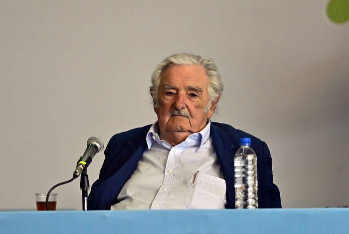 José Mujica, el martes, en Buenos. · Foto: Matias Martín Campaya, EFE