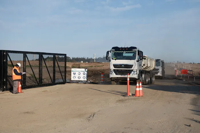 Predio donde se construye un data center de la empresa Google, en el Parque de las Ciencias, Canelones (archivo, agosto de 2024). · Foto: Alessandro Maradei