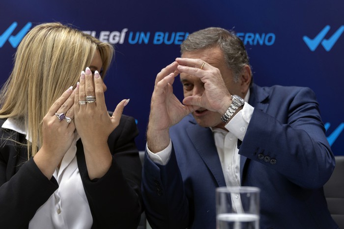 Valeria Ripoll y Álvaro Delgado. · Foto: Ernesto Ryan