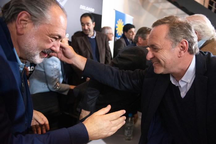 Jorge Gandini y Álvaro Delgado. · Foto: Gianni Schiaffarino