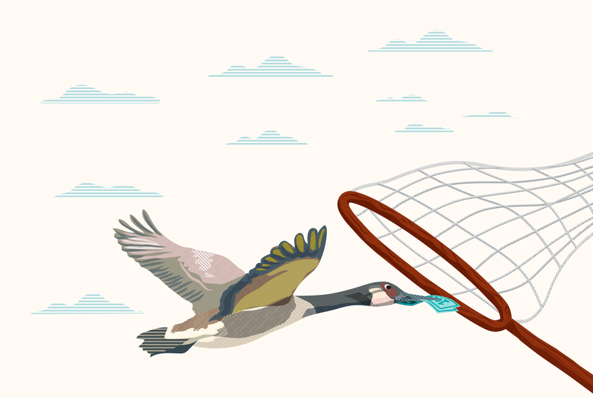 El impuesto sobre los depósitos en el exterior, ilustración