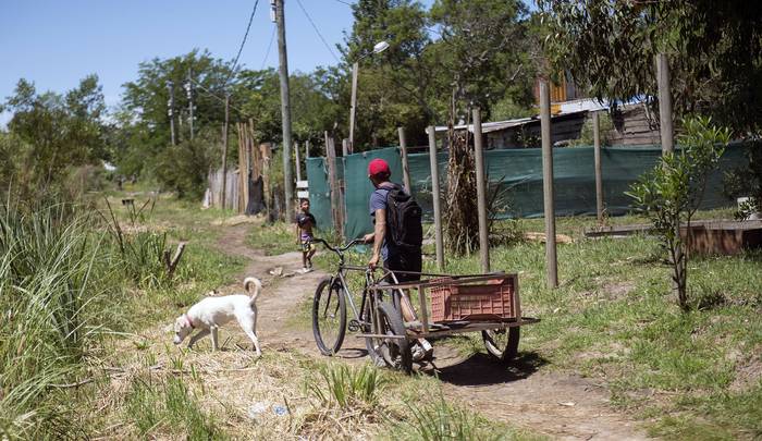 Terrenos que comprenden el barrio Biguá, en el Remanso de Neptunia (22.11.2023). · Foto: Alessandro Maradei
