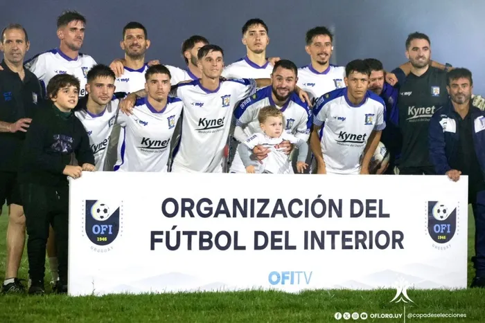 Maldonado Campeón de Copa OFI. Foto : OFI selecciones
