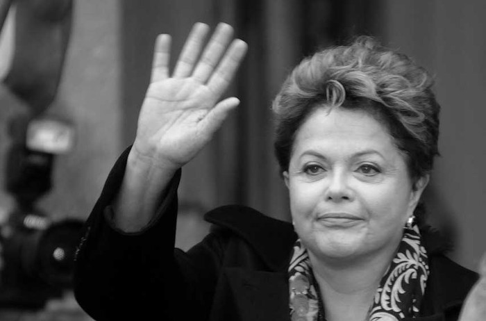 Dilma Rousseff, durante una cumbre del Mercosur en Montevideo, julio de 2013. Foto: Federico Gutiérrez. 