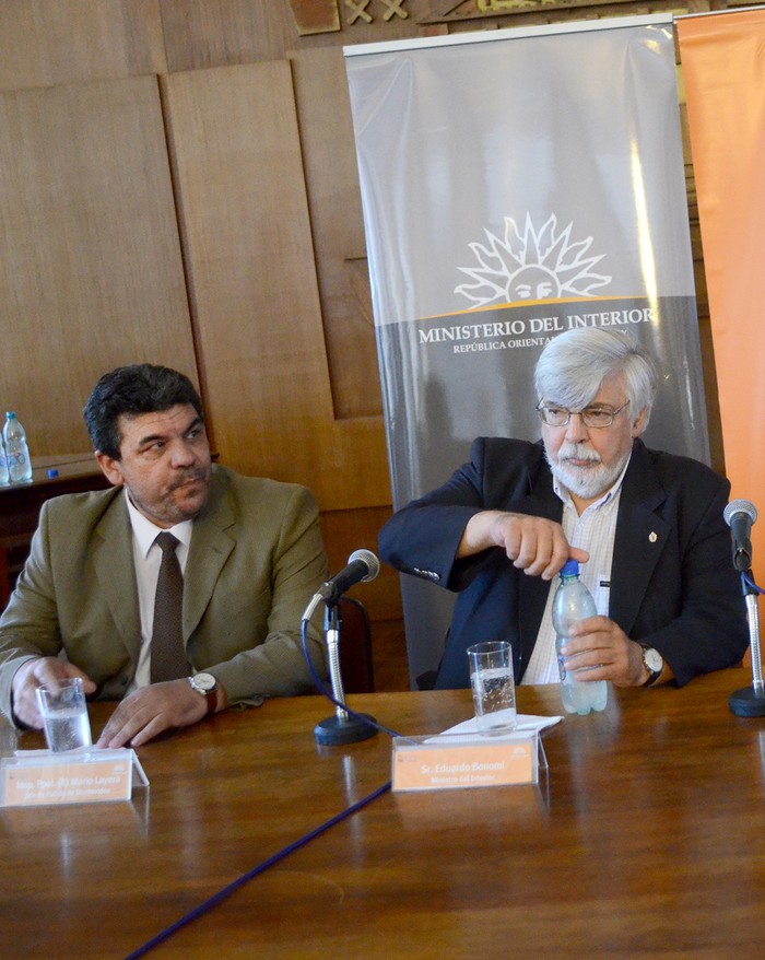 Mario Layera y Eduardo Bonomi. Foto: Pablo Vignali (archivo, diciembre de 2013)