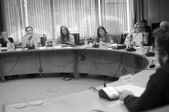 Comisión Investigadora sobre el financiamiento de las campañas electorales. Foto: Pablo Vignali (archivo, febrero de 2018)
