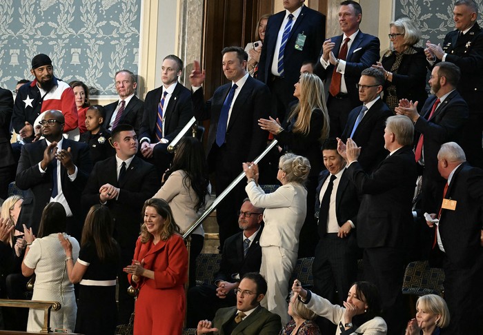 Elon Musk, el 4 de marzo, durante una sesión del Congreso en el Capitolio de los Estados Unidos. · Foto: Jim Waston, AFP