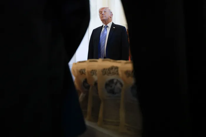 Donald Trump, el 4 de mayo en Washington. · Foto: Anna Moneymaker, AFP