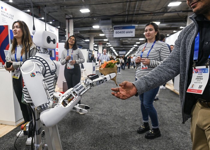 Consumer Electronics Show 2025, el 8 de enero en Las Vegas. · Foto: Artur Widak, Anadolu, AFP