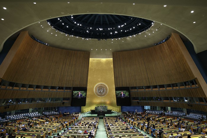 Asamblea General de las Naciones Unidas, el 29 de setiembre en Nueva York. · Foto: Angela Weiss, AFP