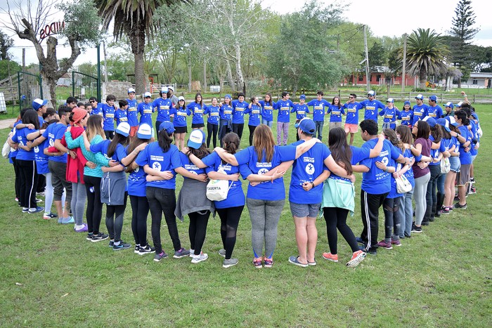 Primer Campamento Nacional Concausa, en Las Brujas, Canelones.