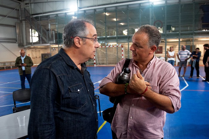 José Carlos Mahía y Gabriel Quirici, el 11 de febrero. · Foto: Gianni Schiaffarino