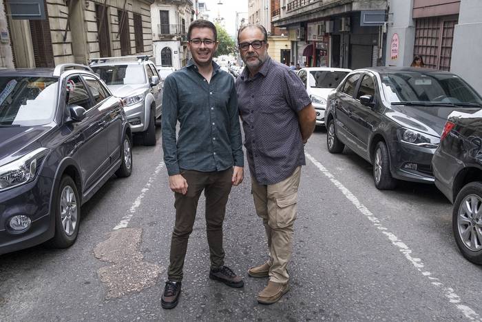 Jorge Cancela y Oscar Pozzoli. · Foto: Pablo Vignali