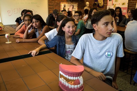 Comienzo de clases en el Liceo 50 de Casabó · Foto: Federico Gutiérrez Comienzo de clases en el Liceo 50 de Casabó · Foto: Federico Gutiérrez