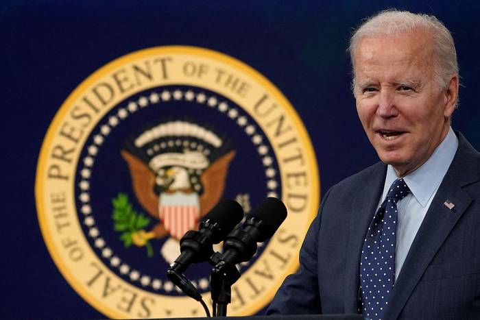 Joe Biden, este jueves, en la Casa Blanca en Washington. · Foto: Mandel Ngan, AFP
