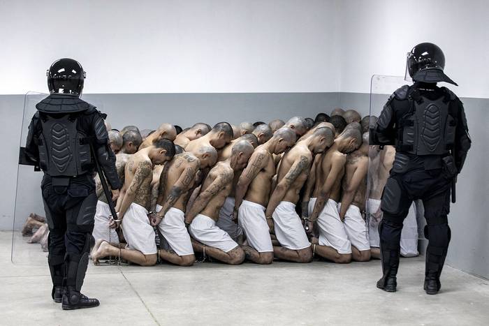 Cárcel Centro de Confinamiento de Terroristas, en Tecoluca, San Salvador (26.07.2023). · Foto: Presidencia de El Salvador, AFP