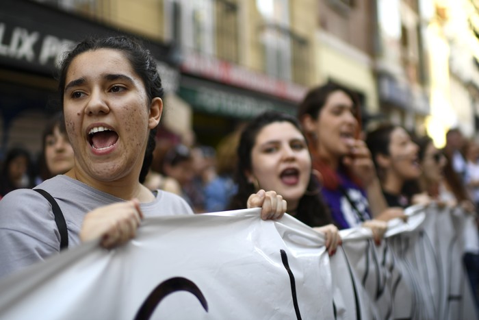 Manifestacion por la sentencia del caso de ¨La Manada¨ en Madrid. Archivo abril 2018 · Foto: Gabriel Bouys
