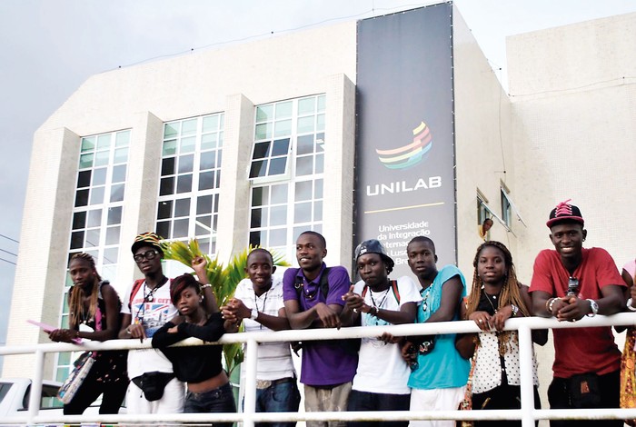 Estudiantes brasileños y de otros países de lengua portuguesa en el campus Malês de la Unilab, en Bahía. · Foto: Unilab - Sin datos de autor