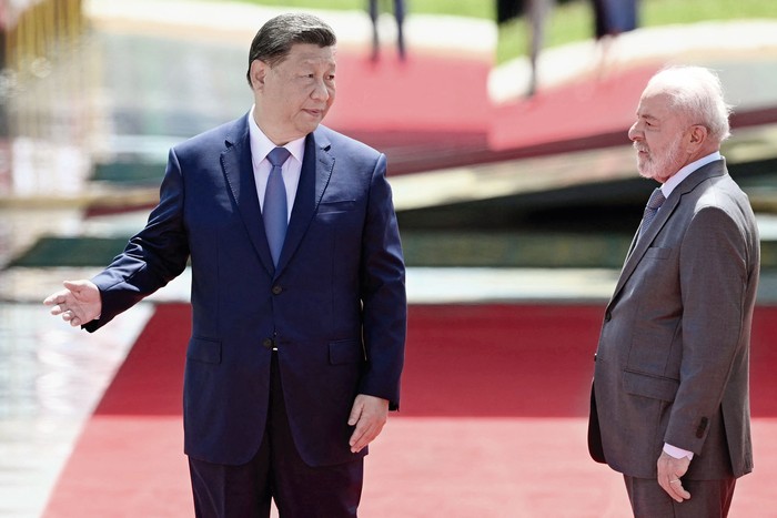 Los mandatarios de China y Brasil, Xi Jinping y Luiz Inácio Lula da Silva, en el Palacio de la Alvorada, en Brasilia, el 20 de noviembre de 2024. · Foto: Evaristo Sa, AFP Los mandatarios de China y Brasil, Xi Jinping y Luiz Inácio Lula da Silva, en el Palacio de la Alvorada, en Brasilia, el 20 de noviembre de 2024. · Foto: Evaristo Sa, AFP