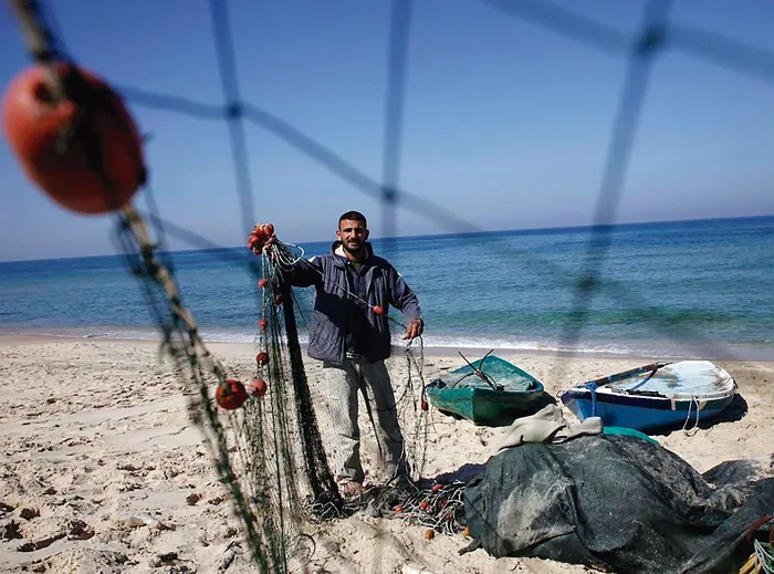 Jawat Abu Ghurab en _El Apolo de Gaza_. · Foto: Difusión, s/d de autor
